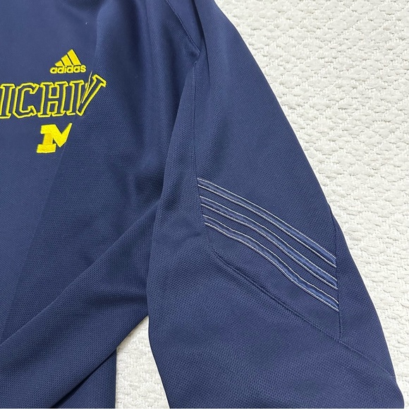 Adidas ClimaWarm Michigan Wolverines Sweatshirt Men’s Sz XXL - Picture 4 of 6